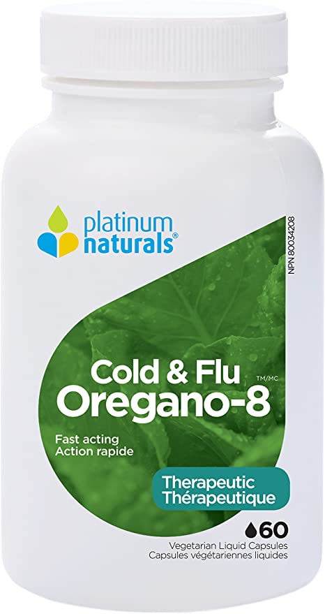 Platinum Oregano-8 60 Liquid Capsules