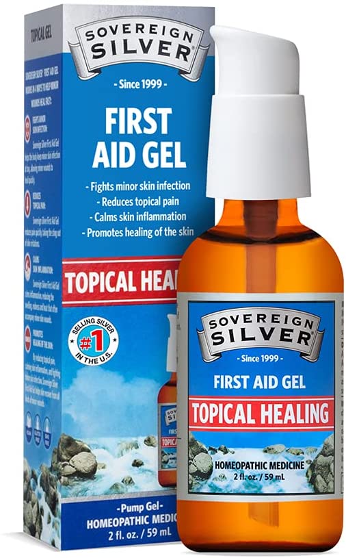 Natural Immunogenics Sovereign Silver, First Aid Gel, 2 oz.