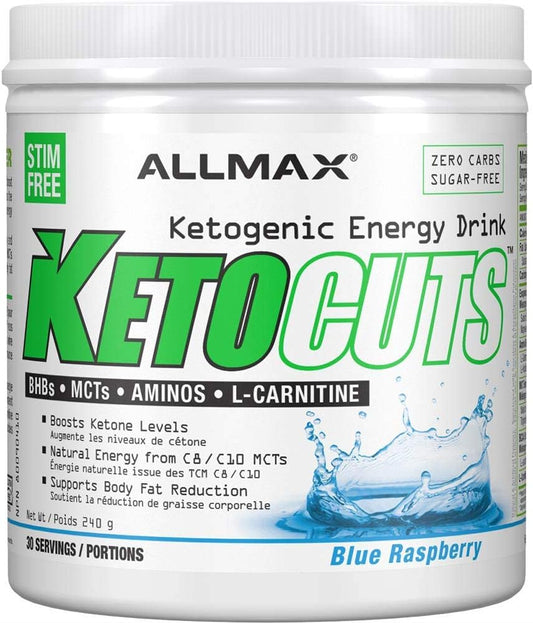 Allmax Nutrition - KETOCUTS Blue Raspberry - 240 gram