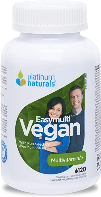 Platinum Naturals - Easymulti Vegan - 120 Vegetarian Liquid Capsules