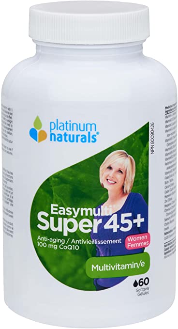Platinum Naturals Super EasyMulti 45+ For Women MultiVitamin (60 capsules)