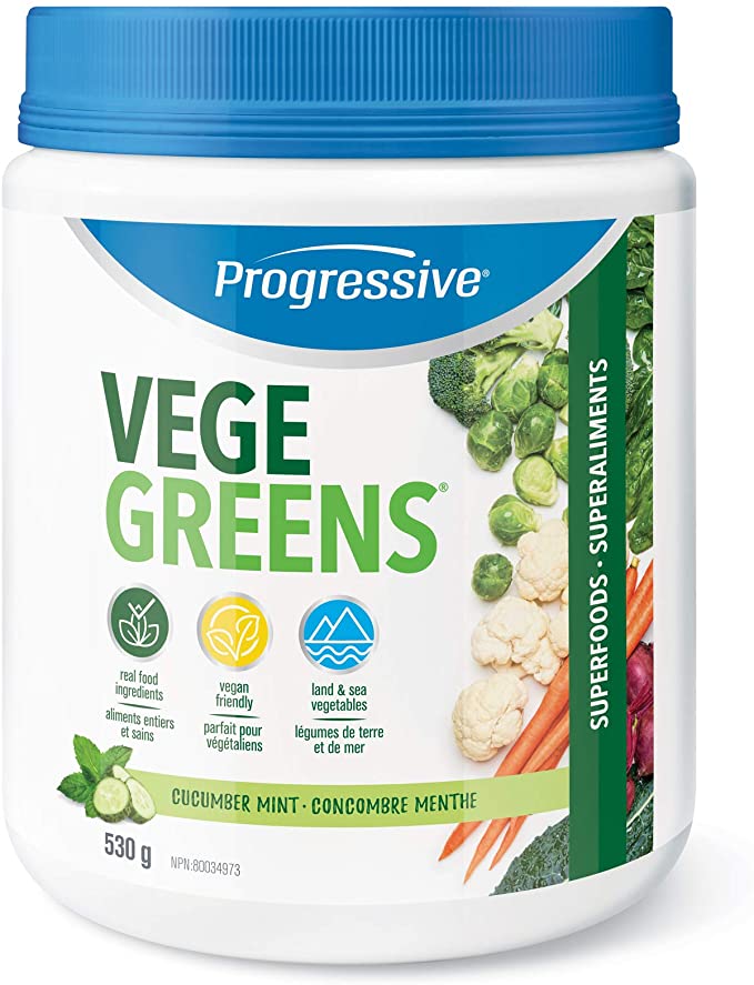 Progressive Health Vegegreens, Cucumber Mint Flavour, 530g