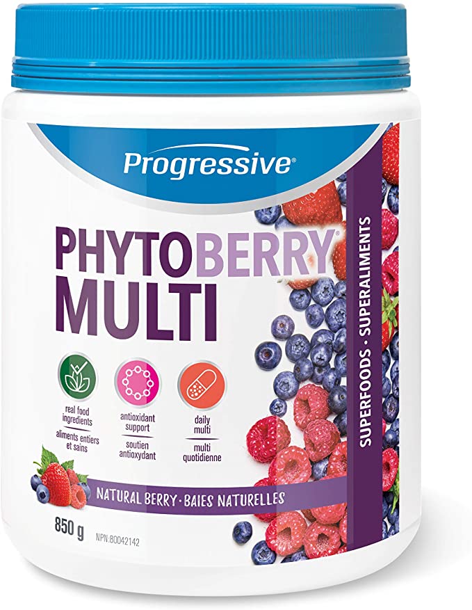Progressive PhytoBerry Multivitamin Supplement Powder - 850 g